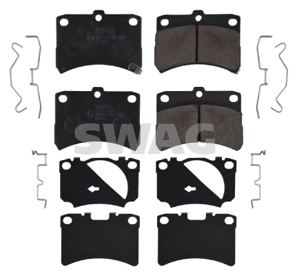 set placute frana,frana disc 88 91 6661 SWAG